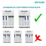 ENVIE® (ECR20+AA2800 4PL) Charger for AA & AAA Rechargeable Batteries - Image 4
