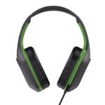 Trust Gaming GXT 415X Zirox Lightweight Gaming Headset for Xbox Series X/S Consoles with 50mm Drivers, 3.5 mm Jack, 1.2m Cable, Foldaway Microphone, Over-Ear Wired Headphones - Black/Green - Image 7