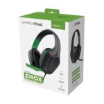 Trust Gaming GXT 415X Zirox Lightweight Gaming Headset for Xbox Series X/S Consoles with 50mm Drivers, 3.5 mm Jack, 1.2m Cable, Foldaway Microphone, Over-Ear Wired Headphones - Black/Green - Image 11