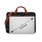 32L | 17.3" Laptop | Stylish Multi Use Sling & Hand Briefcase College Laptop Office Bag Tech Gadgets | 2 Front Pockets, Luggage Strap Waterproof Nylon - Image 8
