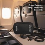 Personalized Tech Organizer Pouch with Name, Travel Cable Organizer Bag for Charger, Power Bank, Earphones,Portable Electronic Accessories Storage Case for Men & Women (Black) - Image 5