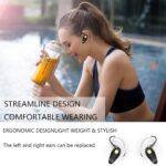 Bluetooth Headset, V5.0 Wireless In Ear Headphone Cell Phone Earpiece 8 Hrs Talking Time With Mic, Volume Control, Handsfree Earbud For Iphone, Android, Smartphone (One Piece, Black) - Image 5
