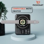 Phonokart Volt 5 in1 10000mAh Compact Magnetic Power Bank with 15W Wireless for iPhone, 2.5W for AirPods & iWatch, Detachable inbuilt Lightning & Type-C Cables, 22.5W USB-A & Digital Display. - Image 5