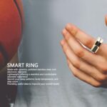 Zunate Smart Ring Health Tracker, Fitness Smart Ring with Charging Base, Sleep Tracking Wearable, Touch Control, 4-6 Days Battery Life (Size 13 22.3mm / 0.9in ID) - Image 4