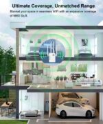 2024 WiFi Extender/Repeater - Expand coverage to 9860 sq.ft, connect 40 devices, boost internet signal with Ethernet port, easy setup, ideal for wireless networks - Image 4