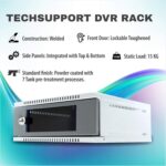 TECHSUPPORT CCTV/Server Rack 2U CCTV/DVR/NVR Cabinet Box/DVR Rack Wall Mount with Lock/Network Rack/Server Rack (Grey) - Image 3