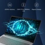 Lenovo IdeaPad Slim 1, AMD Ryzen 5 5500U, 16GB RAM, 512GB SSD, HD, 15.6", Windows 11 Home, MS Office 21, Cloud Grey, 1.61Kg, 82R400ERIN, Integrated AMD Graphics, 1Yr ADP Free, Thin and Light Laptop - Image 4