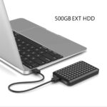 External Hard Drive 500GB USB3.0 High Speed Data Transfer Memory Expansion Data Storage & Portable Backup HDD Compatible with PC, Computer, MacBook, Chromebook.(Cube)(k) - Image 3