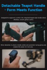 FeiyuTech SCORP 3 Gimbal Stabilizer for Camera, Built-in AI Tracking Sensor & Detachable Remote Control, 3.5KG Payload Camera Stabilizer with Touch Screen, Vertical Shooting - Image 4