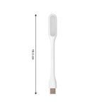 Oblivion USB White LED Desk Lamp – Portable, Flexible Light with Eye Protection for Reading, Laptop, Power Bank, Mini Bendable Energy-Saving Study Lamp, Compact Keyboard Light (Pack of 2) - Image 3