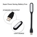 Oblivion USB White LED Desk Lamp – Portable, Flexible Light with Eye Protection for Reading, Laptop, Power Bank, Mini Bendable Energy-Saving Study Lamp, Compact Keyboard Light (Pack of 2) - Image 4