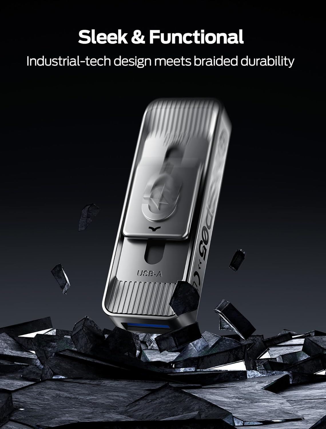 MOVE SPEED 1TB USB Drives, ThumbDrive with Dual Ports & Push-Pull Design — 560MB/s Read Speed, Type C + USB 3.2 Drive Portable ssd for iPhone 15/16/17/Android/Mac - Image 7