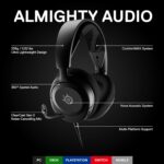 SteelSeries Arctis Nova 1 Multi-System Wired Gaming On Ear Headset- Hi-Fi Drivers - 360° Spatial Audio - Comfort Design - Durable - Ultra Lightweight - Noise-Cancelling Mic - PC, PS5/PS4, Switch-Black - Image 4