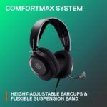SteelSeries Arctis Nova 1 Multi-System Wired Gaming On Ear Headset- Hi-Fi Drivers - 360° Spatial Audio - Comfort Design - Durable - Ultra Lightweight - Noise-Cancelling Mic - PC, PS5/PS4, Switch-Black - Image 7