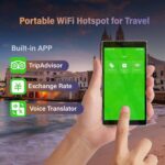 Glocalme G4 Pro 4G Lte Mobile Hotspot Router, 5 Touch Screen Lcd Display Worldwide Wifi Portable High Speed Wifi Hotspot With Us 8Gb & Global 1Gb Data, Simfree, Pocket Wifi (Black) - Image 3