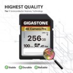 Gigastone 256GB SD Card V30 SDXC Memory Card High Speed 4K Ultra HD UHD Video Compatible with Canon Nikon Sony Pentax Kodak Olympus Digital Camera - Image 3