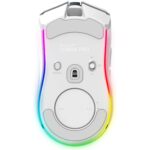 Razer Cobra Pro Wireless Gaming Mouse: 10 Customizable Controls - Chroma RGB Lighting - 30K Optical Sensor - Gen-3 Optical Switches - 2.4GHz, Bluetooth & USB Type C - Up to 170 Hr Battery - White - Image 7