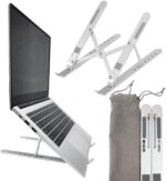 Portable Laptop Stand, Ergonomic Aluminum Laptop Mount Stand, Detachable Laptop Riser Notebook Holder Stand Compatible with MacBook, Dell, Lenovo More. - Image 4