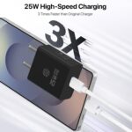 25W Samsung Charger Adapter USB Type C for Samsung Galaxy Z Fold 6/5/4,Z Flip6/5/4, S25/S24/S24+/S24 Ultra, S23/S23+/S23 Ultra/S23 FE with PD 3.0 Fast Charging - Image 3