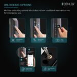 Denler DL01 Doorbell Lock, Smart Door Lock with Inbuilt Wi-Fi | Anroid & iPhone app Support | Fingerprint | RFID Card | PIN | Key | 3 Years Warranty - Image 3
