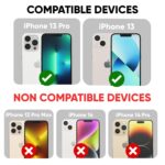 POPIO Tempered Glass Compatible For iPhone 13 / iPhone 13 Pro (Transparent) Full Screen Protector Coverage Except Edges For Cellphone, Pack Of 1 - Image 4