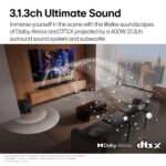 LG New Launch Soundbar S77TY, 400W, 3.1.3Ch, Dolby Atmos & DTS: X, Tripple Up-Firing Speaker, AI Sound Pro, WOW Synergy, Triple Level Spatial Sound, Smart Up-Mixer, VRR/ALLM /120Hz, Wireless Subwoofer - Image 4