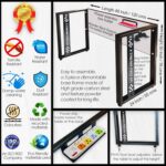 Xtreme M1-Gaming, Work & Study Desk. Large for PC, Dual Monitors, iMac, and Laptops. Metal & Engineered Wood. Black Stand 4 Feet (M1B4_Smoke Pine) - Image 5