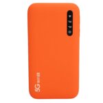 Mobile Access Point WiFi6 5G Dual Band Portable High Speed Router for Travel 16 Devices 6100mAh Battery Size ABS Orange 136 X 72 X 16 Mm - Image 5