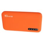Mobile Access Point WiFi6 5G Dual Band Portable High Speed Router for Travel 16 Devices 6100mAh Battery Size ABS Orange 136 X 72 X 16 Mm - Image 8