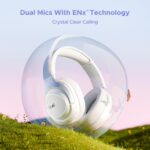 Boat Nirvana Eutopia Bluetooth Headphones with Head Tracking Function, Spatial Audio,20 HRS Playtime, ENx™ Tech, ASAP™ Charge, Hearables App(Android & iOS Compatible)(Primia White) - Image 4