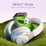 Boat Nirvana Eutopia Bluetooth Headphones with Head Tracking Function, Spatial Audio,20 HRS Playtime, ENx™ Tech, ASAP™ Charge, Hearables App(Android & iOS Compatible)(Primia White) - Image 5