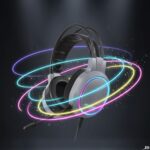 Drumstone 𝟏+𝟏 𝐲𝐞𝐚𝐫 𝐰𝐚𝐫𝐫𝐚𝐧𝐭𝐲 Wired Gaming Headphones with RGB Light, Over Ear Headset with Noise Cancelling Mic for PC, Computer, Laptop, Mobile - Image 6
