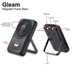 Glow Gadgets 10000mAh Power Bank – High-Capacity Portable USB Charger for Phones & Tablets, Durable ABS Material, Extra Large Capacity, Black - Image 3