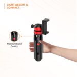 Amazon Basics Portable & Flexible Mini Tripod with Mobile Holder & 360 Degree Ball Head | for Smart Phones, Compact Cameras, Gopro (Black) - Image 3