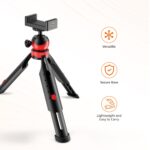 Amazon Basics Portable & Flexible Mini Tripod with Mobile Holder & 360 Degree Ball Head | for Smart Phones, Compact Cameras, Gopro (Black) - Image 5