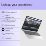 HP 15, 13th Gen Intel Core i3-1315U Laptop (8GB DDR4,512GB SSD) Anti-Glare, Micro-Edge,15.6''/39.6cm, FHD, Win11,M365 Basic(1yr),Office Home24, Silver,1.59kg, FHD Camera w/Privacy Shutter, fd0569TU - Image 5