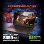 acer Nitro V 15, Intel core i7-13th Gen 13620H,NVIDIA GeForce RTX - 5050 8GB, 16 GB,512 GB,Full HD IPS,15.6"/39.62 cm,165 Hz, Win 11 Home, Obsidian Black, 2.113 kg, ANV15-52, Amber KB,Gaming Laptop - Image 4