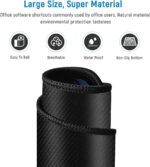 Anti-Slip Keyboard Pad with Office Software Shortcuts Pattern, Clear Extended Large Cheat Sheet Mouse Pad, Large Rubber Base Mice Cloth Desk Mat, Excel Shortcut Keys Mouse Pad - Image 3