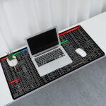 Anti-Slip Keyboard Pad with Office Software Shortcuts Pattern, Clear Extended Large Cheat Sheet Mouse Pad, Large Rubber Base Mice Cloth Desk Mat, Excel Shortcut Keys Mouse Pad - Image 5
