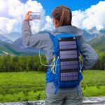 20W Solar Charger Foldable Solar Panel Charger with 5V USB Interface Compatible with Smartphones,Power Banks,Laptops,Power Station,USB - Image 4
