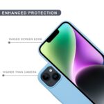 SPRIG Compatible with iPhone 14 Plus Premium SilkMag (Magnetic) Back Cover Drop Tested Shock Proof Mobile Case for Men, Women, Boys and Girls with Camera Protection (Light Blue) - Image 5