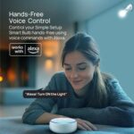 Wipro Alexa 12W Smart Bulb | Works with Alexa only | Simple Set Up with Alexa App | Color Changing | Dimmable | 2.4 GHz Wi-Fi, Pack of 1 - Image 3