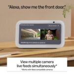 Amazon Echo Show 5 (latest model) | Smart display with Alexa, 2x bass speaker, clearer sound, camera for home monitoring, bluetooth | White - Image 5