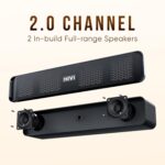 Mivi Fort H30 Portable Bluetooth Speakers Soundbar – [Newly launched] 30W Bluetooth Soundbar for Campus Life, 2.0 Channel, Sleek Design, 6 Hours Playtime, Multi-connectivity, Made in India - Image 5