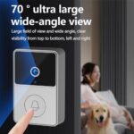 QIWA Wireless Video Doorbell with 4.3" LCD Display Screen | 70° Wide Angle | 2 Way Audio | Night Vision Smart Digital Doorbell Intercom System - Image 4