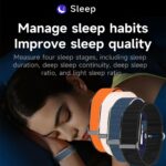 Vikye Screenless Fitness Tracker, 10M Waterproof Activity and Sleep Monitor with 45 Day Battery, Smart Health Band for Men and Women (Black) - Image 4