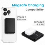 Nope Volt 100 5000mAh Power Bank | 22.5W Fast Charging | Pocket Size | Wireless Powerbank with 15W Wireless Charging | Type C Power Delivery (PD) Output |Matt Black - Image 4