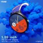 Vibez by Lifelong Fusion Smart Watch for Men & Women, 1.39 HD Display, 360*360 pixels, 550 NITS, BT Calling Smartwatch, Heart Rate Monitoring, SpO2, IP67, Multi Sports Mode (VBSW2277, Orange & Blue) - Image 3
