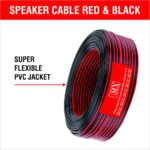 MX 22 AWG Red and Black Speaker Cable – 50 Meter Copper Audio Wire, 21-Strand Flexible Speaker Wire for Home Theater, Car Stereo, Subwoofers, Amplifiers, Receivers, and Sound Systems - Image 3
