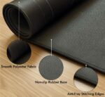 Kreo Terra XXL Deskmat Premium Glass - Smooth Surface, 4mm Cushioned Base, Anti-Fray Stitched Edges - 900×400mm Large Desk Pad for Gaming & Work (Geometric) - Image 3